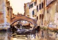 Venetian Canal John Singer Sargent water color